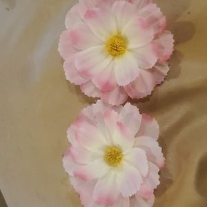 Pink Hair Flower Set